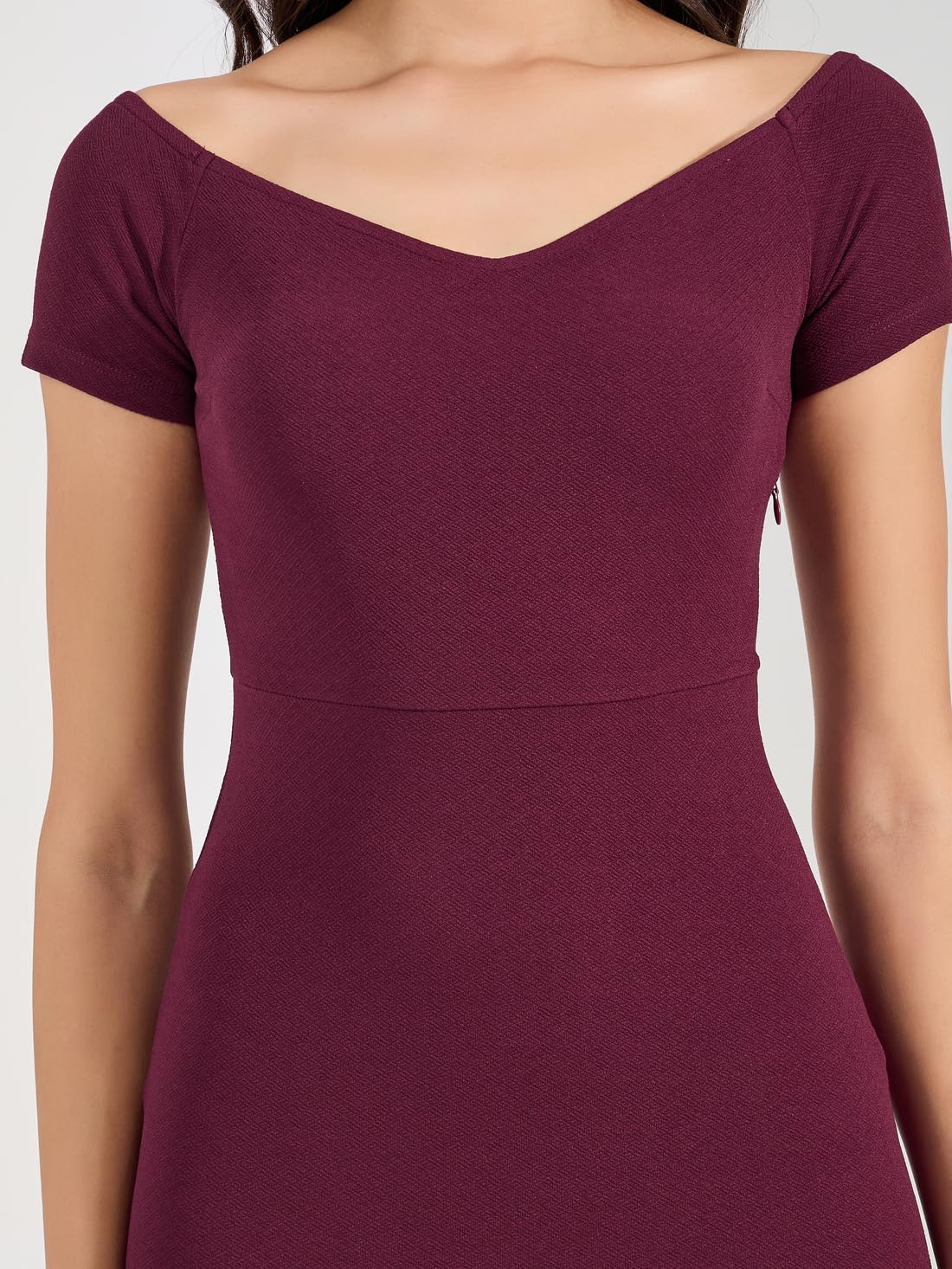 Styli Women's Polyester Bodycon Midi